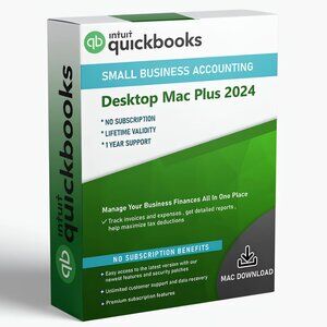 QuickBooks Desktop Mac Plus 2024 – Lifetime License Subscription